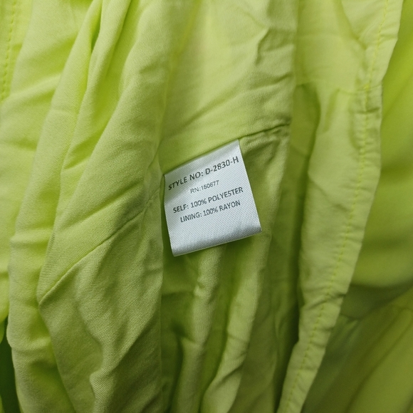 Elegant Long Green One Shoulder Evening Dresses With Slit A-Line Brazilian Chiff - Picture 3 of 9